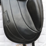 Albion Fabrento Dressage Saddle, 17" Wide (Adjusta Model), Black (SKU146)