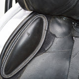 Bates Elevation Jump Saddle - 16.5", Classic Black (Easy Change System) (SKU393)