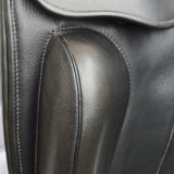 Albion Fabrento Dressage Saddle, 17" Wide (Adjusta Model), Black (SKU146)