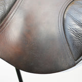 Albion Legend K2 Jump saddle, 16.5" MW, Brown (SKU372)