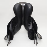 Bates Elevation Jump Saddle - 16.5", Classic Black (Easy Change System) (SKU393)