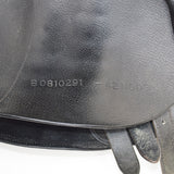 Bates Elevation Jump Saddle - 16.5", Classic Black (Easy Change System) (SKU393)