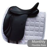 Albion Legend K2 Dressage Saddle, 16.5" MW Adjusta Model, Black (SKU368)