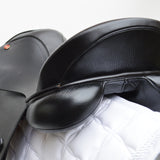 Albion Legend K2 Dressage Saddle, 16.5" MW Adjusta Model, Black (SKU368)