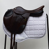 Bates Advanta Monoflap XC / Jump saddle (Adjustable), 17.5", Brown with Black Accents (Easy Change System) (SKU291)