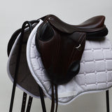 Bates Advanta Monoflap XC / Jump saddle (Adjustable), 17.5", Brown with Black Accents (Easy Change System) (SKU291)