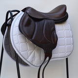 Voltaire Essentials Monoflap Jump saddle, 17.5" Ex-Demo Brown, Adjustable (SKU334)