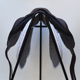 Voltaire Essentials Monoflap Jump saddle, 17.5" Ex-Demo Brown, Adjustable (SKU334)