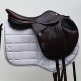 Bates Advanta Monoflap XC / Jump saddle (Adjustable), 17.5", Brown with Black Accents (Easy Change System) (SKU291)