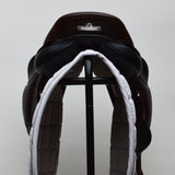 Bates Advanta Monoflap XC / Jump saddle (Adjustable), 17.5", Brown with Black Accents (Easy Change System) (SKU291)