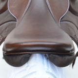 Voltaire Essentials Monoflap Jump saddle, 17.5" Ex-Demo Brown, Adjustable (SKU334)