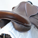 Voltaire Essentials Monoflap Jump saddle, 17.5" Ex-Demo Brown, Adjustable (SKU334)