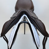 Voltaire Essentials Monoflap Jump saddle, 17.5" Ex-Demo Brown, Adjustable (SKU334)