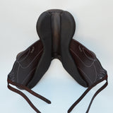 Voltaire Essentials Monoflap Jump saddle, 17.5" Ex-Demo Brown, Adjustable (SKU334)