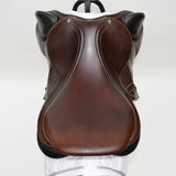 Bates Advanta Monoflap XC / Jump saddle (Adjustable), 17.5", Brown with Black Accents (Easy Change System) (SKU291)