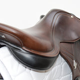 Bates Advanta Monoflap XC / Jump saddle (Adjustable), 17.5", Brown with Black Accents (Easy Change System) (SKU291)