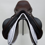 Bates Advanta Monoflap XC / Jump saddle (Adjustable), 17.5", Brown with Black Accents (Easy Change System) (SKU291)