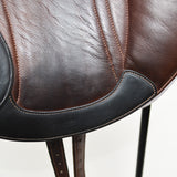 Bates Advanta Monoflap XC / Jump saddle (Adjustable), 17.5", Brown with Black Accents (Easy Change System) (SKU291)