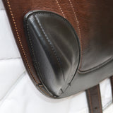 Bates Advanta Monoflap XC / Jump saddle (Adjustable), 17.5", Brown with Black Accents (Easy Change System) (SKU291)
