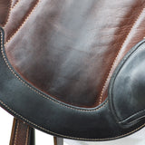 Bates Advanta Monoflap XC / Jump saddle (Adjustable), 17.5", Brown with Black Accents (Easy Change System) (SKU291)