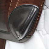 Bates Advanta Monoflap XC / Jump saddle (Adjustable), 17.5", Brown with Black Accents (Easy Change System) (SKU291)