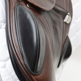 Bates Advanta Monoflap XC / Jump saddle (Adjustable), 17.5", Brown with Black Accents (Easy Change System) (SKU291)