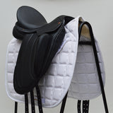 Albion Fabrento Dressage Saddle, 17" Wide (Adjusta Model), Black (SKU362) - NEW (Other)