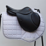 Whitaker Barnsley Pony GP Jump Saddle, 15", Adjustable, Black (SKU385)