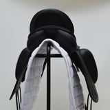Albion Fabrento Dressage Saddle, 17" Wide (Adjusta Model), Black (SKU362) - NEW (Other)