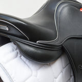 Whitaker Barnsley Pony GP Jump Saddle, 15", Adjustable, Black (SKU385)