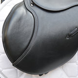 Whitaker Barnsley Pony GP Jump Saddle, 15", Adjustable, Black (SKU385)