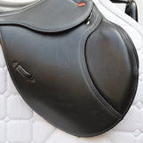 Whitaker Barnsley Pony GP Jump Saddle, 15", Adjustable, Black (SKU385)