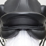 Albion Fabrento Dressage Saddle, 17" Wide (Adjusta Model), Black (SKU362) - NEW (Other)