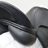 Albion Fabrento Dressage Saddle, 17" Wide (Adjusta Model), Black (SKU362) - NEW (Other)