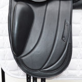 Albion Fabrento Dressage Saddle, 17" Wide (Adjusta Model), Black (SKU362) - NEW (Other)