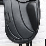 Albion Fabrento Dressage Saddle, 17" Wide (Adjusta Model), Black (SKU362) - NEW (Other)