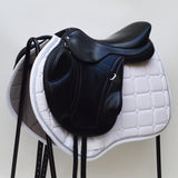 Bates Advanta Monoflap XC / Jump saddle (Adjustable), 16.5",  Black (Easy Change System) (SKU300)