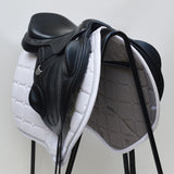 Bates Advanta Monoflap XC / Jump saddle (Adjustable), 16.5",  Black (Easy Change System) (SKU300)