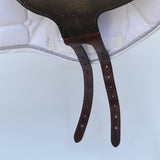 Voltaire Essentials Monoflap Jump saddle, 17" Ex-Demo, Brown, Adjustable (SKU332)