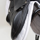 Bates Advanta Monoflap XC / Jump saddle (Adjustable), 16.5",  Black (Easy Change System) (SKU300)