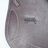 Voltaire Essentials Monoflap Jump saddle, 17" Ex-Demo, Brown, Adjustable (SKU332)
