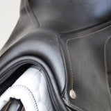 Bates Advanta Monoflap XC / Jump saddle (Adjustable), 16.5",  Black (Easy Change System) (SKU300)