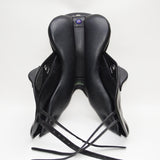 Bates Advanta Monoflap XC / Jump saddle (Adjustable), 16.5",  Black (Easy Change System) (SKU300)