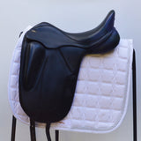 Fairfax Gareth Adjustable Gullet Monoflap Dressage Saddle, 17.5"  Black (SKU355)