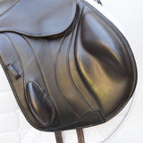 Fairfax Andrew Hoy Monoflap XC Saddle, Adjustable, 17", Brown (SKU294)