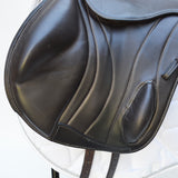 Fairfax Andrew Hoy Monoflap XC Saddle, Adjustable, 17", Brown (SKU294)