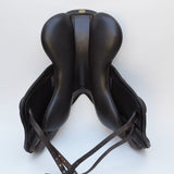 Fairfax Andrew Hoy Monoflap XC Saddle, Adjustable, 17", Brown (SKU294)
