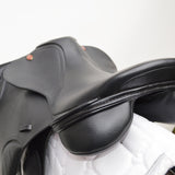 Kent & Masters S-Series Jump Saddle (MJJ) (adjustable), 17.5" Black (SKU350)
