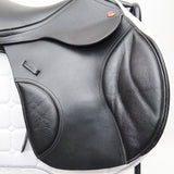 Kent & Masters S-Series Jump Saddle (MJJ) (adjustable), 17.5" Black (SKU350)