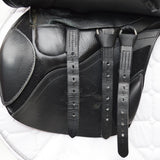 Kent & Masters S-Series Jump Saddle (MJJ) (adjustable), 17.5" Black (SKU350)